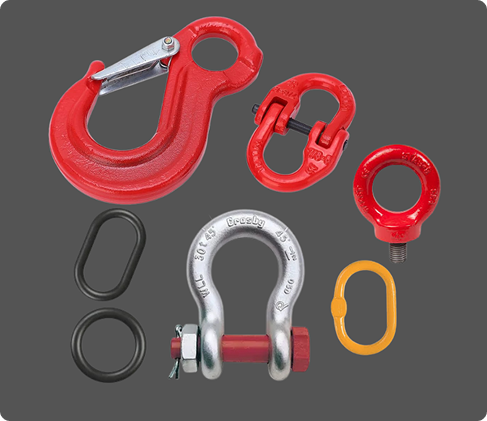 Hooks, shackles & rings